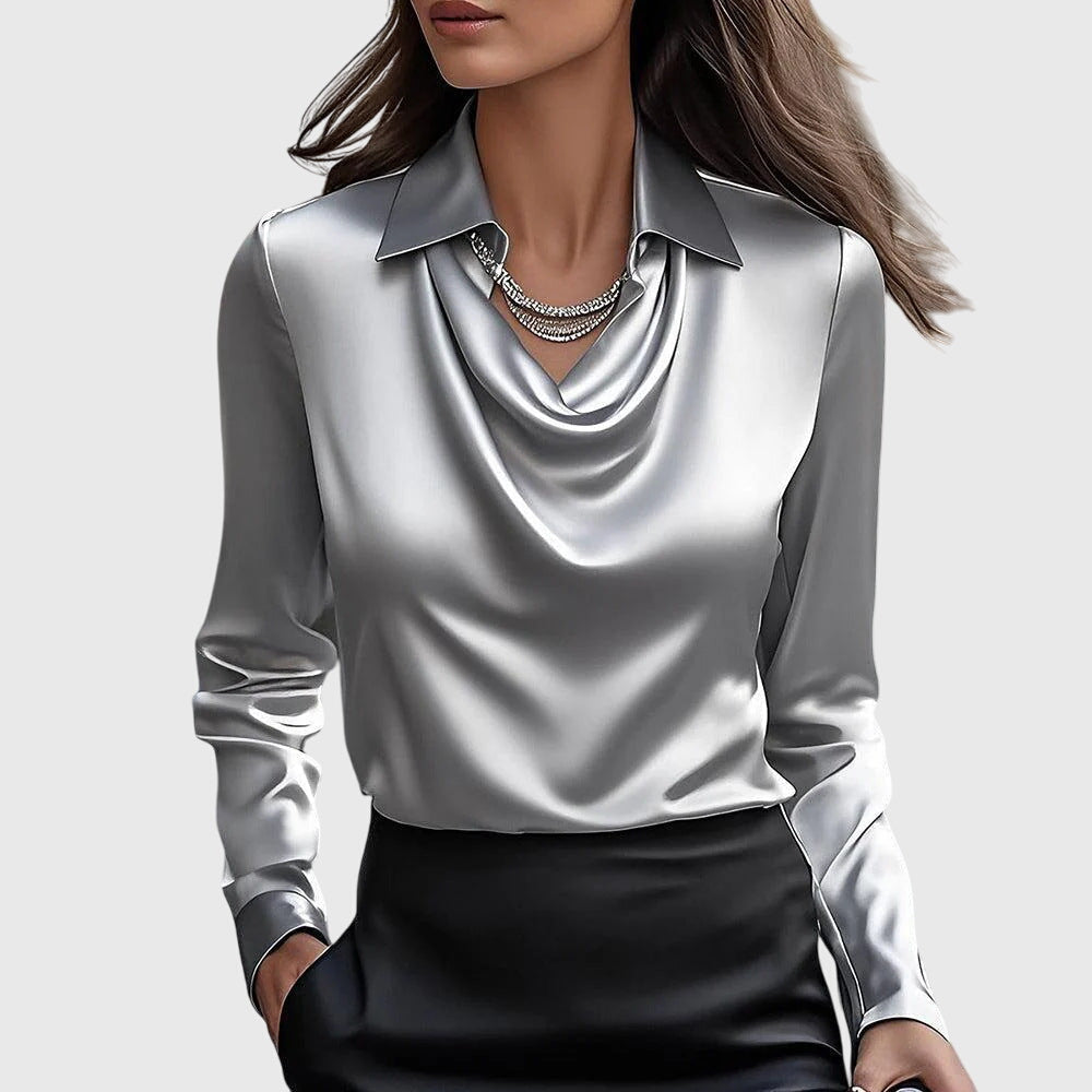 Celina | Luxe Satijnen Blouse