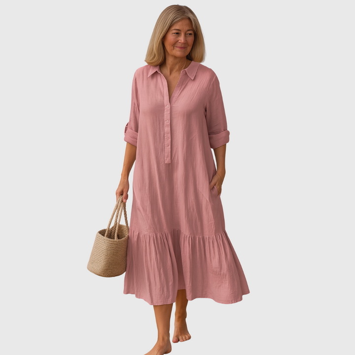 Celina | Swing Dress met Kraag