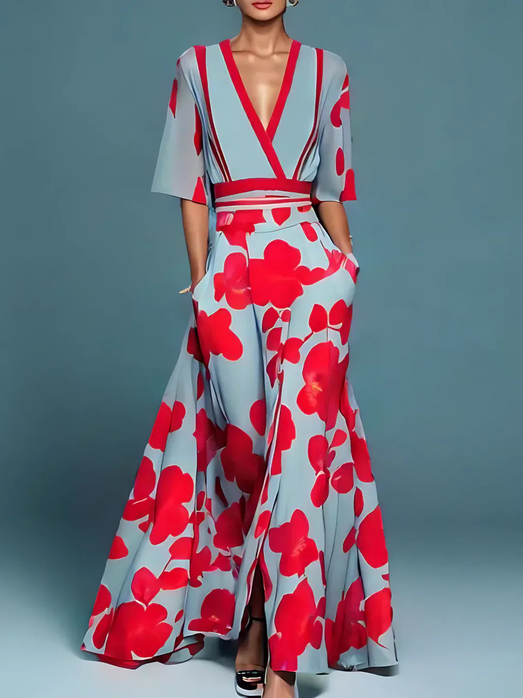 Celina | Elegante Bloemenjurk