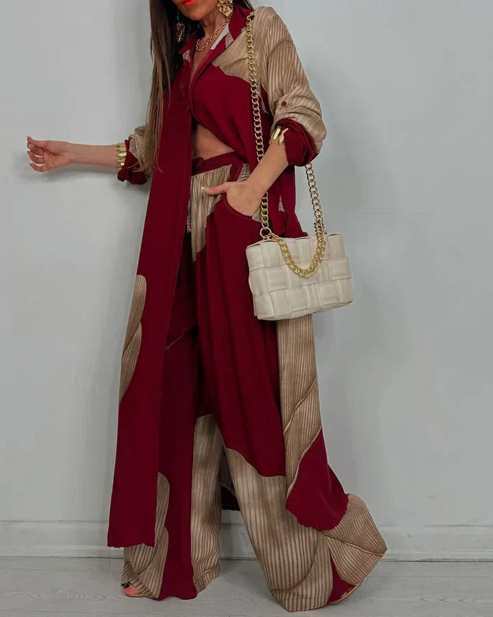 Celina | Statement Flair Driedelige Set