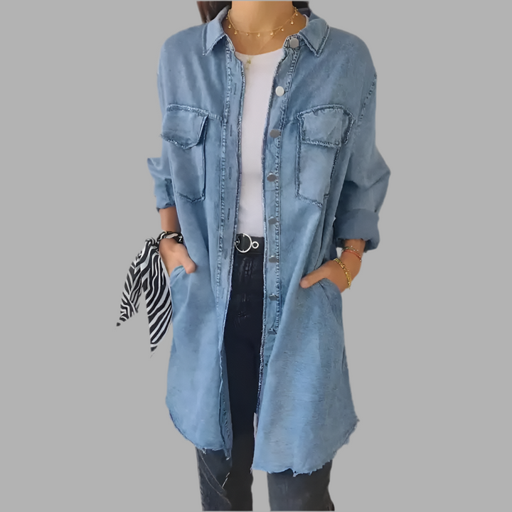 Celina | Denim Casual Overhemdjack