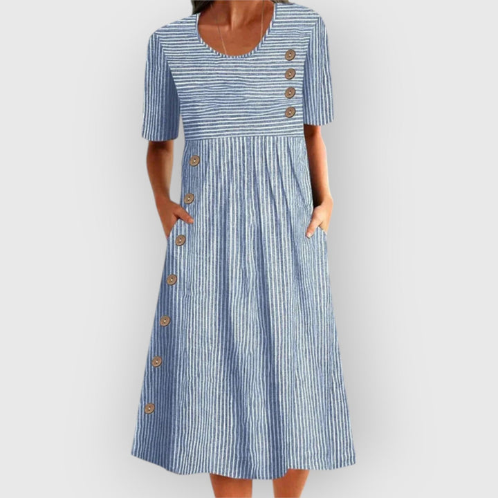 Celina | Gestreepte Dames Jurk