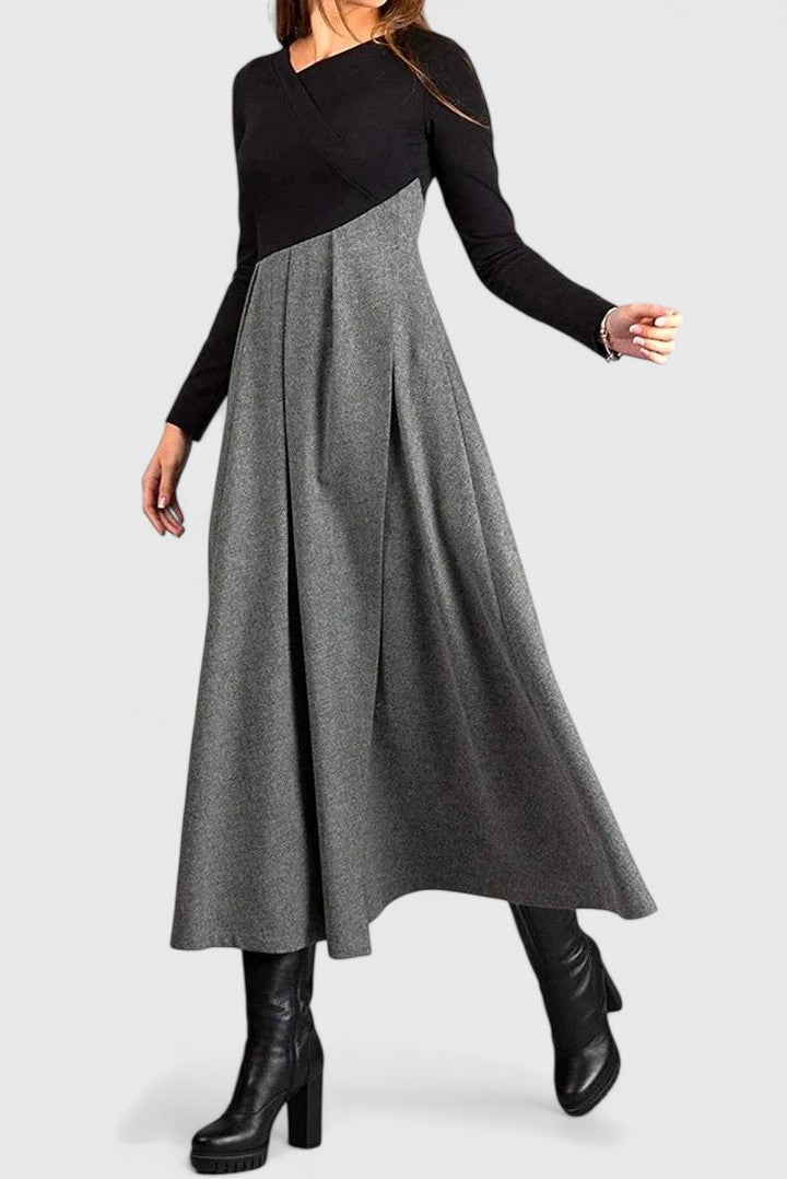 Celina | Lange Mouwen Jurk