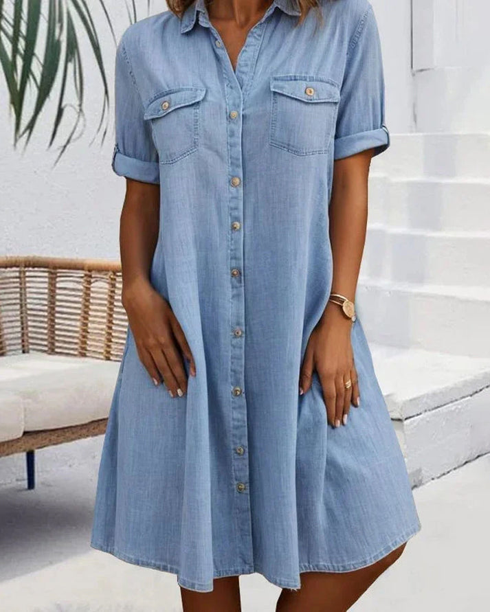 Celina | Charmante Knoopdetail Jurk