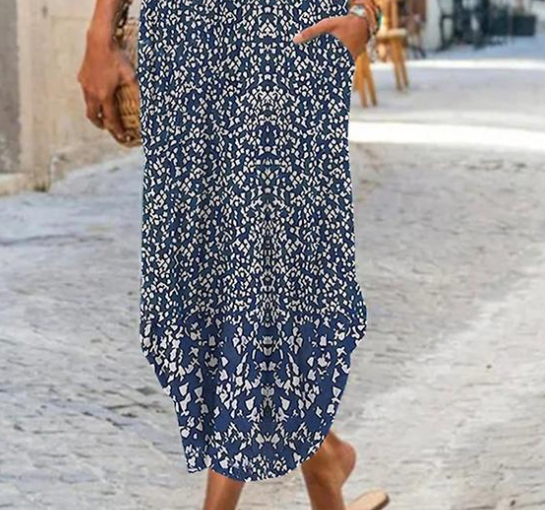 Celina | Maxi Jurk met Print