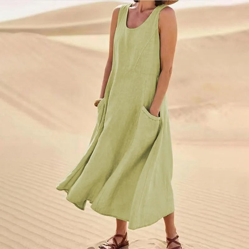 Celina | Zomerse Linnenjurk
