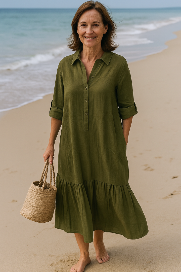 Celina | Swing Dress met Kraag