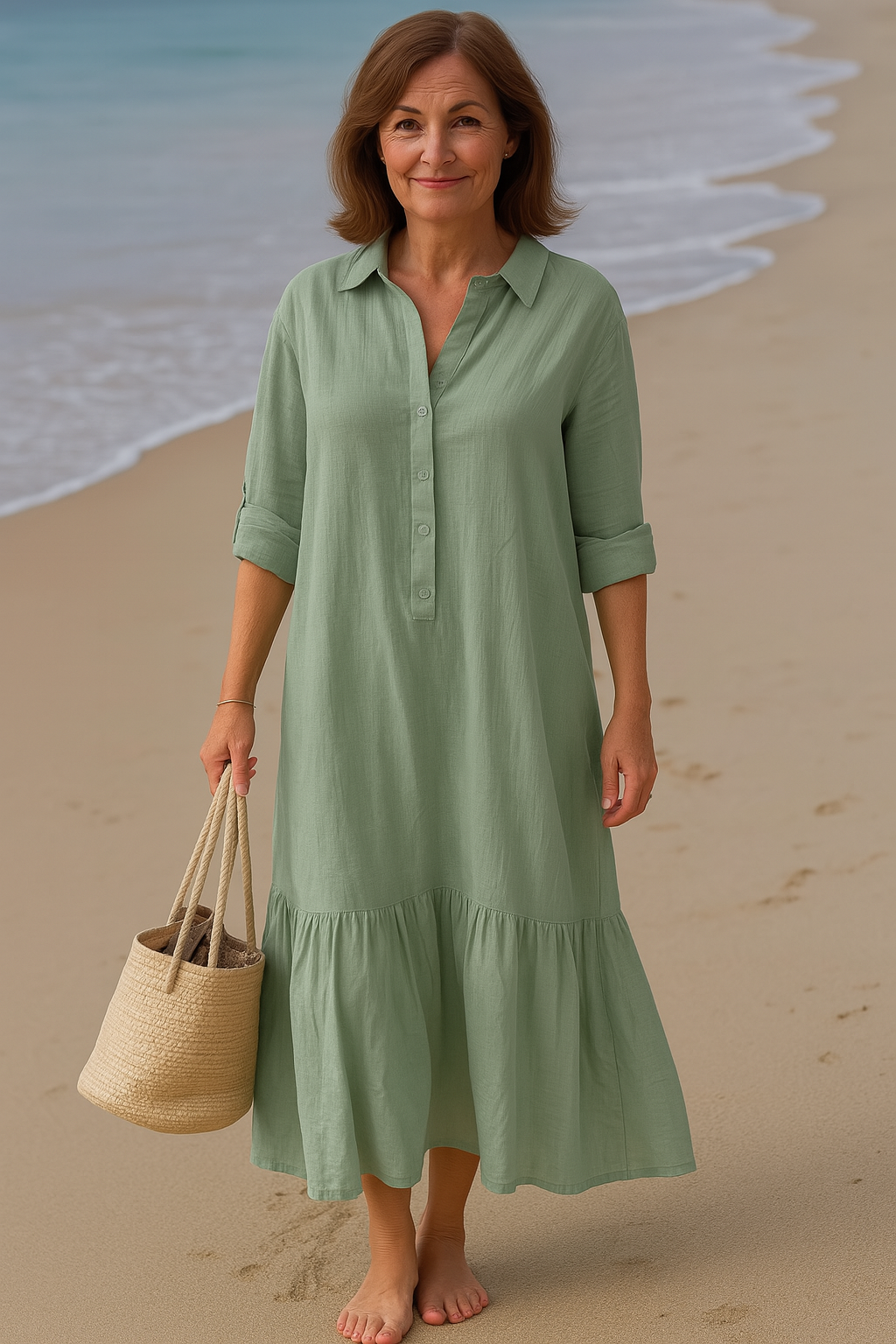 Celina | Swing Dress met Kraag