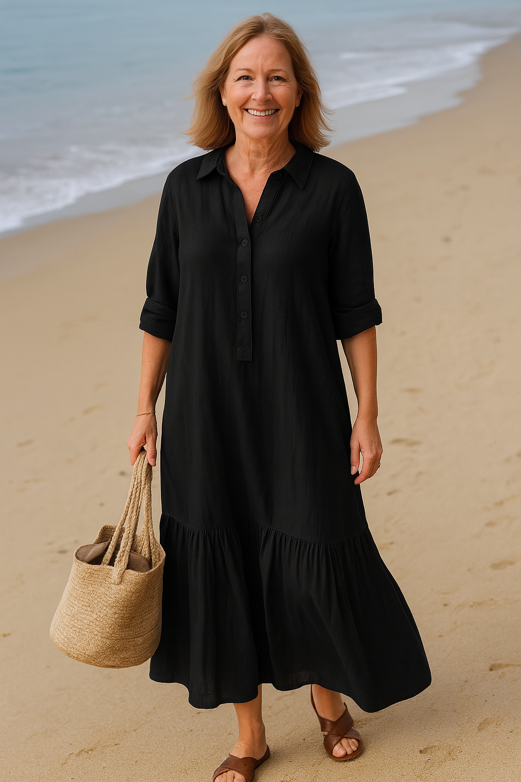 Celina | Swing Dress met Kraag