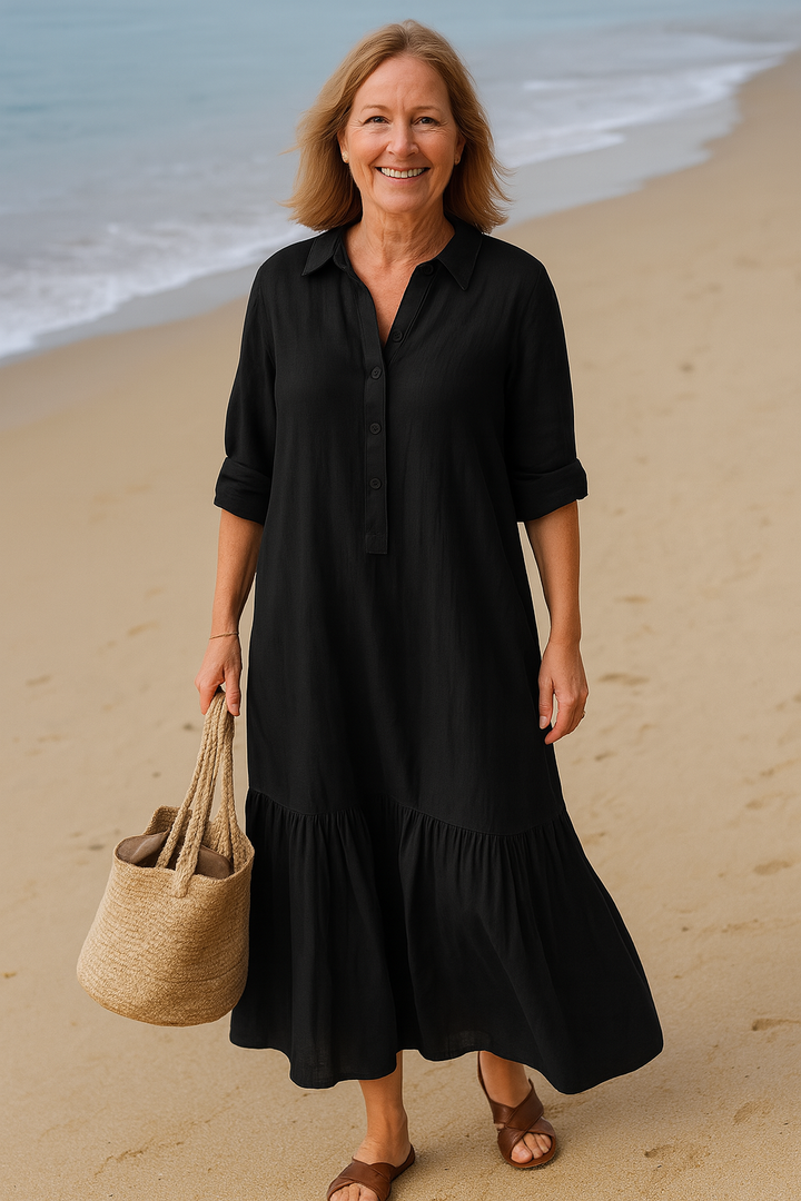 Celina | Swing Dress met Kraag