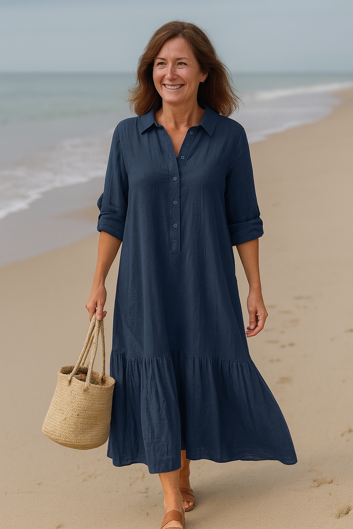 Celina | Swing Dress met Kraag