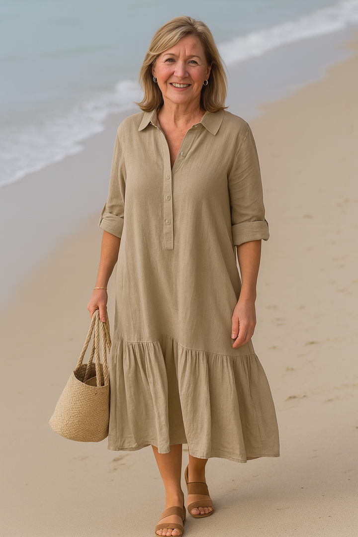 Celina | Swing Dress met Kraag