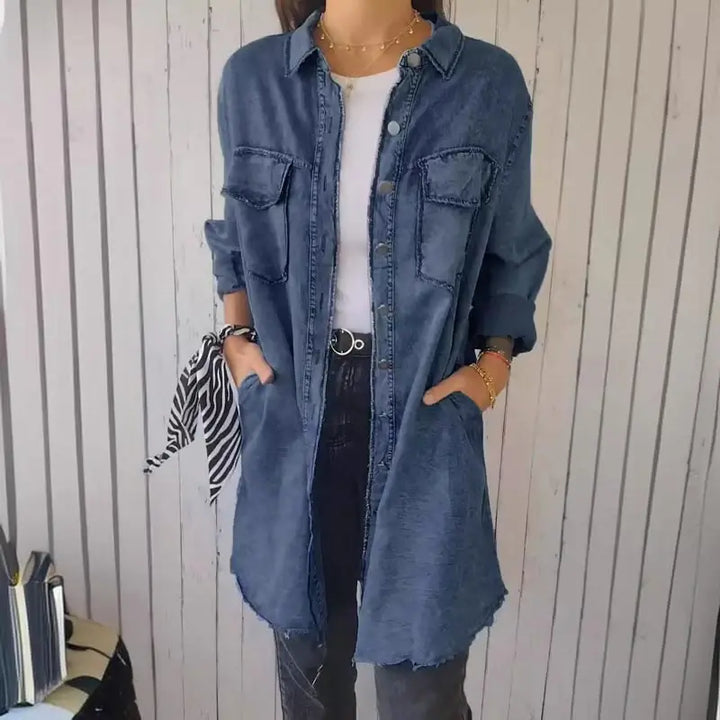 Celina | Denim Casual Overhemdjack