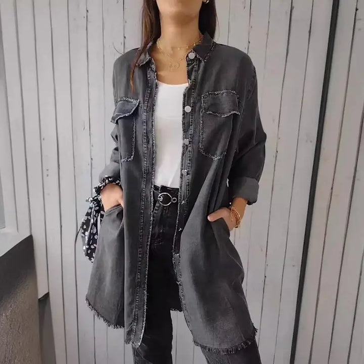 Celina | Denim Casual Overhemdjack