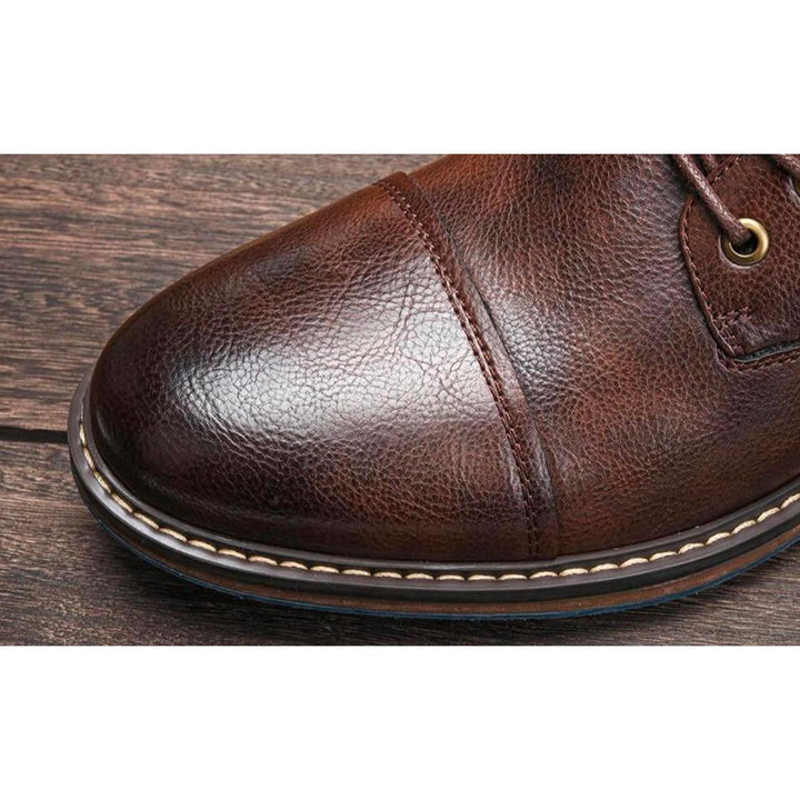 Celina | Luxe Oxford Leren Boots