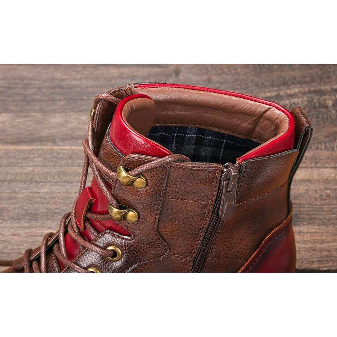Celina | Luxe Oxford Leren Boots