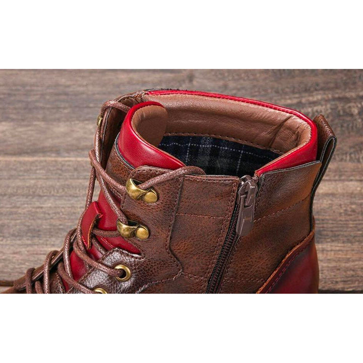 Celina | Luxe Oxford Leren Boots