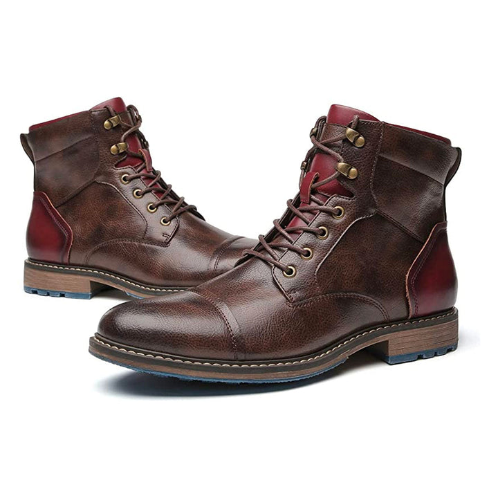 Celina | Luxe Oxford Leren Boots