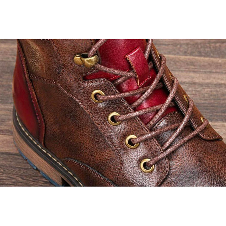 Celina | Luxe Oxford Leren Boots