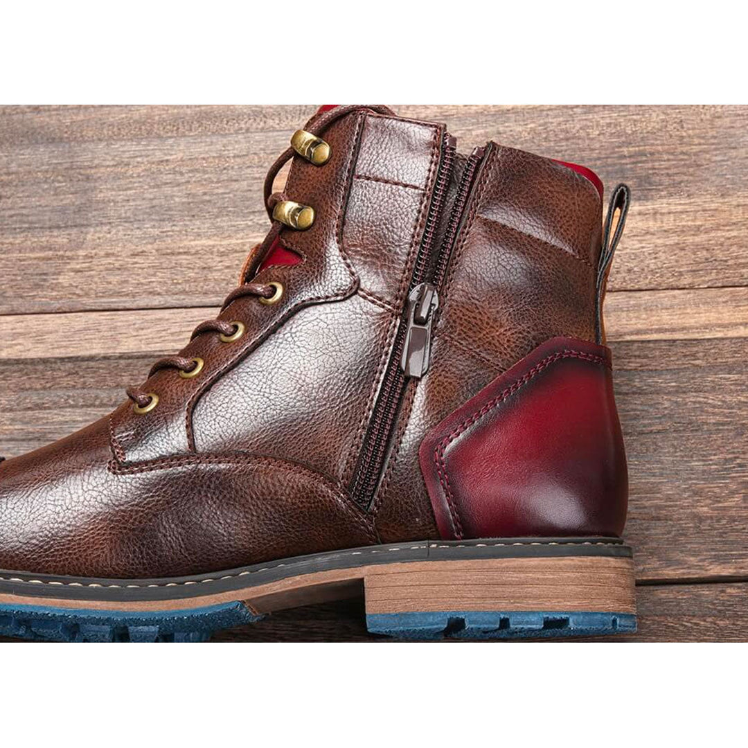 Celina | Luxe Oxford Leren Boots