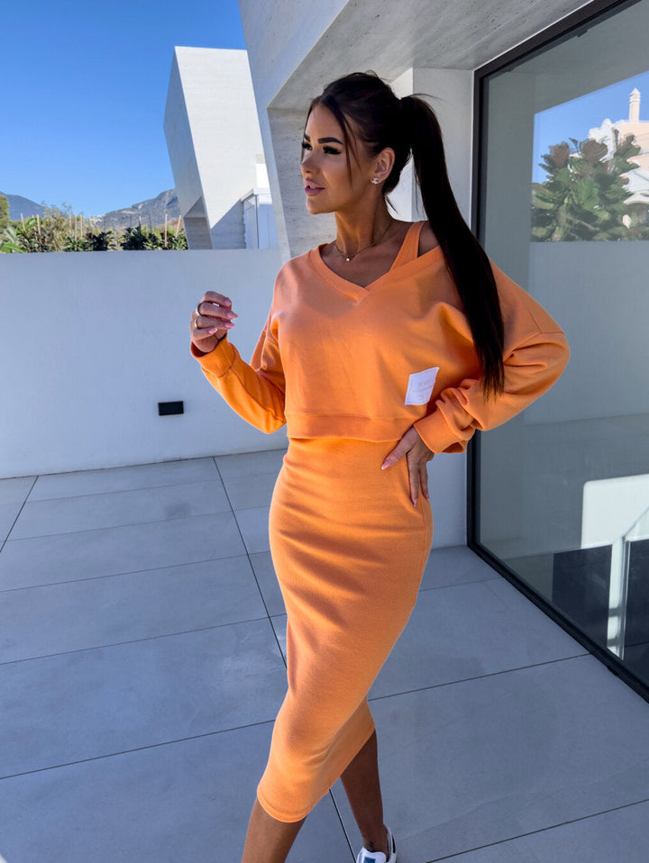 Celina | Comfortabele Sweatdress Set