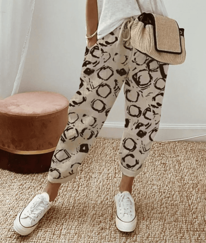 Celina | Elegante Katoen-Linnen Broek