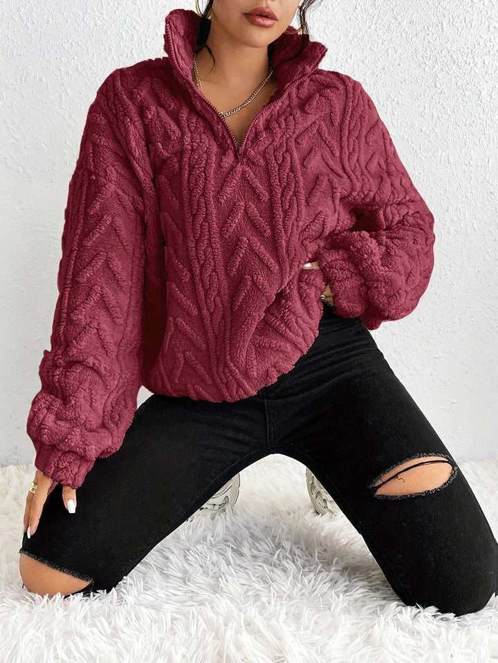 Celina | Zachte Fleece Knit Trui