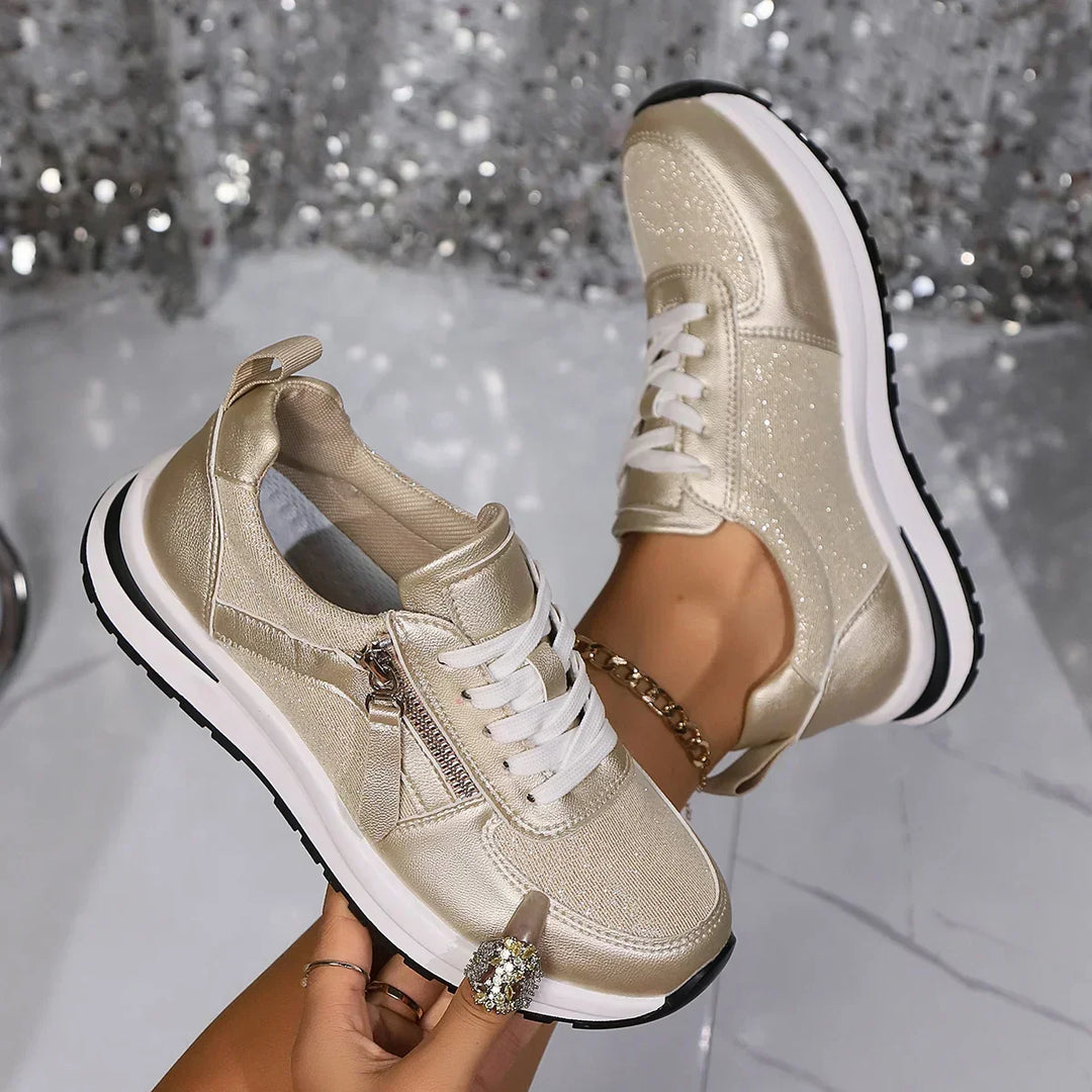 Celina | Glanzende Comfort Sneaker