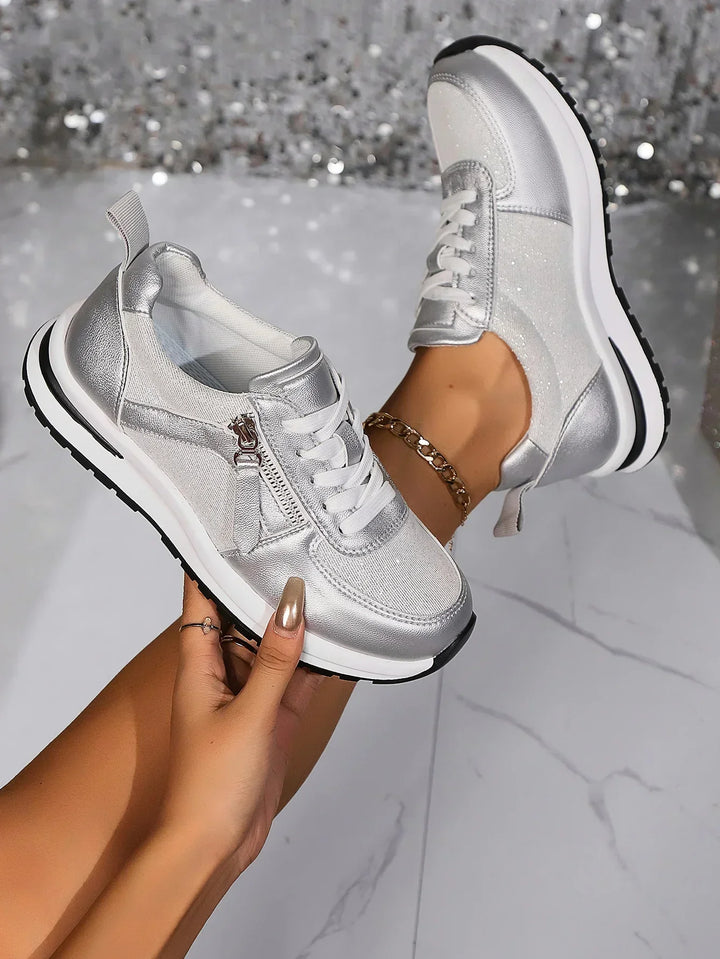 Celina | Glanzende Comfort Sneaker