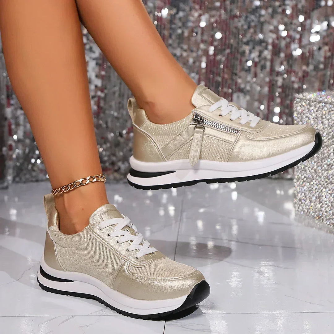 Celina | Glanzende Comfort Sneaker