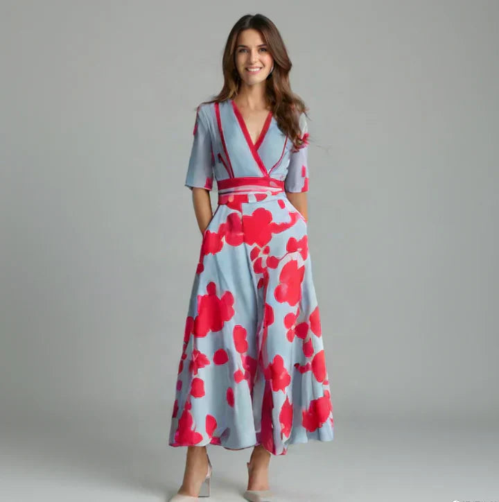 Celina | Elegante Bloemenjurk
