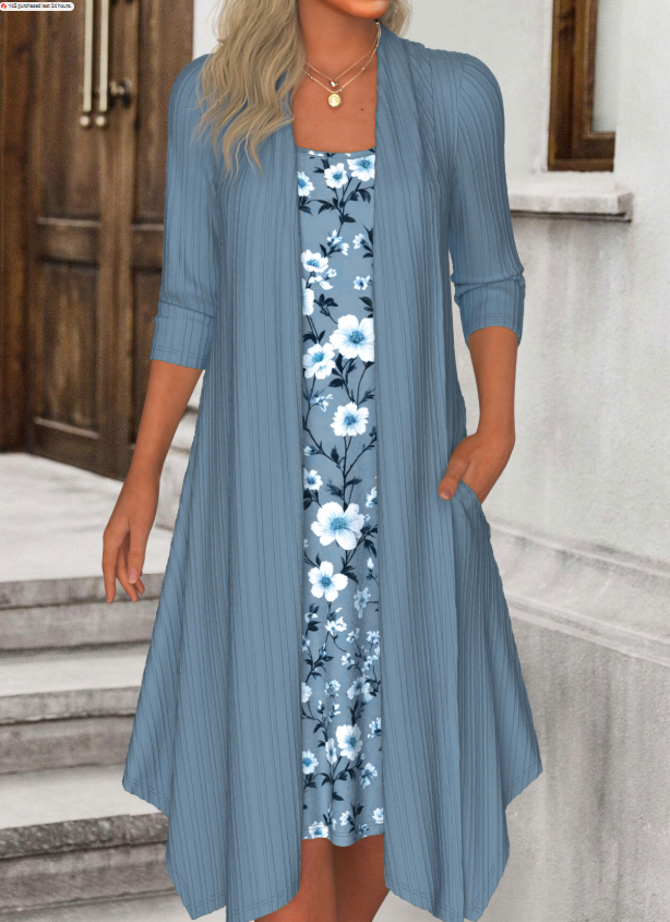 Celina | Bloemen A-Line Dress