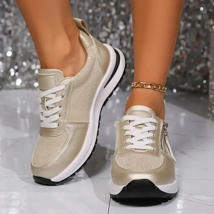 Celina | Glanzende Comfort Sneaker