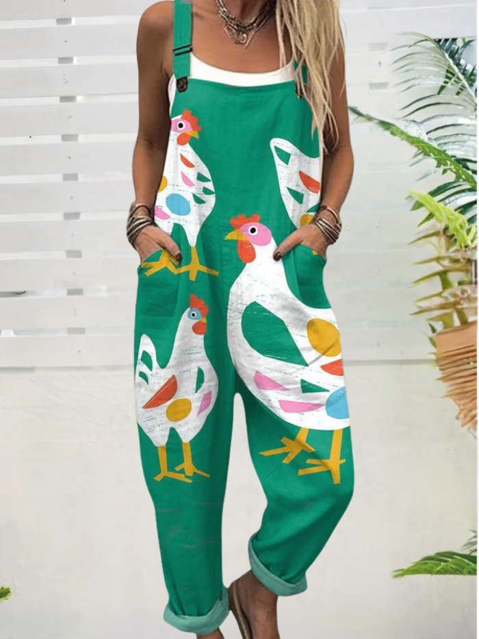 Celina | Vintage Bloemen Jumpsuit