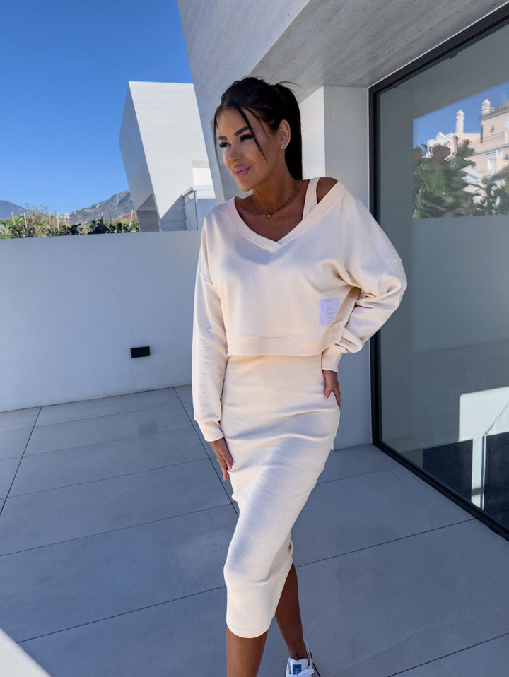 Celina | Comfortabele Sweatdress Set