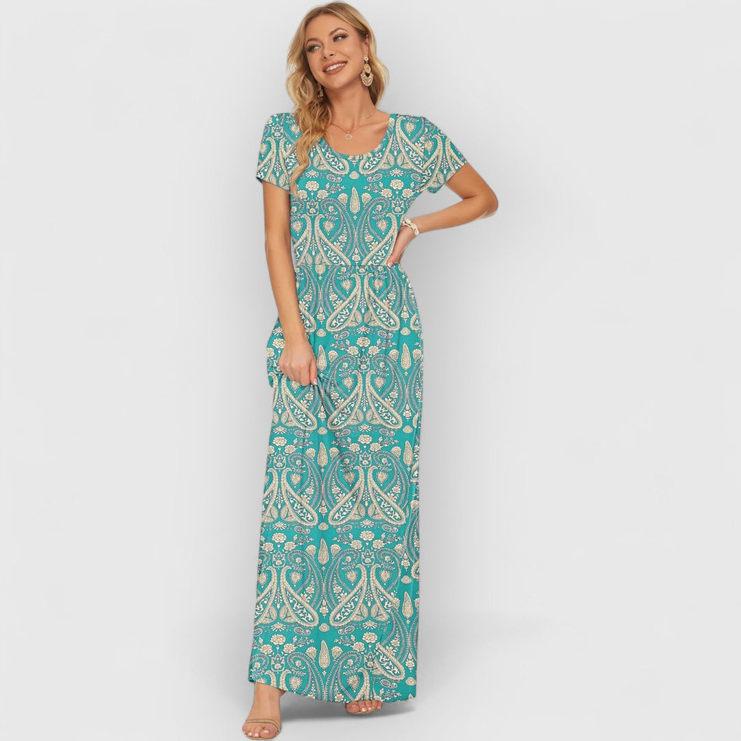 Celina | Maxi Jurk met Zakken