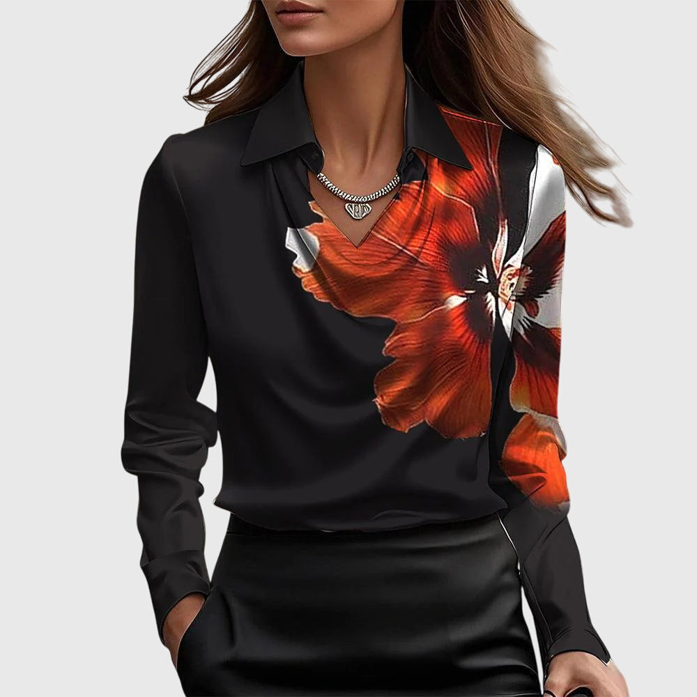 Celina | Luxe Satijnen Blouse