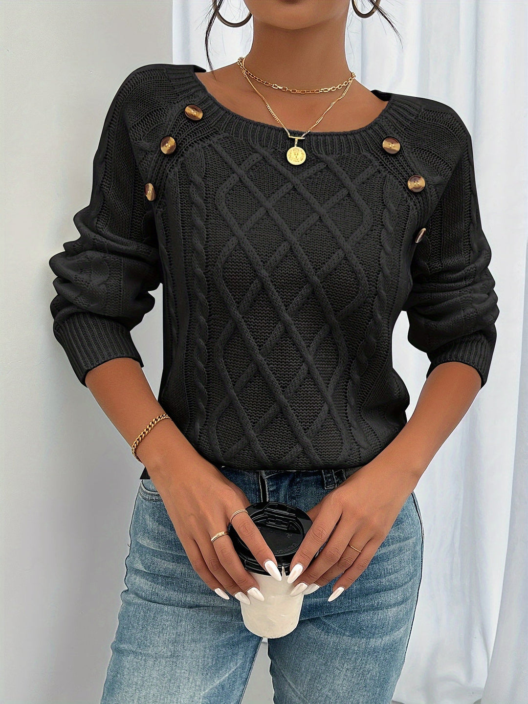 Celina | Comfortabele Elegante Knit Sweater