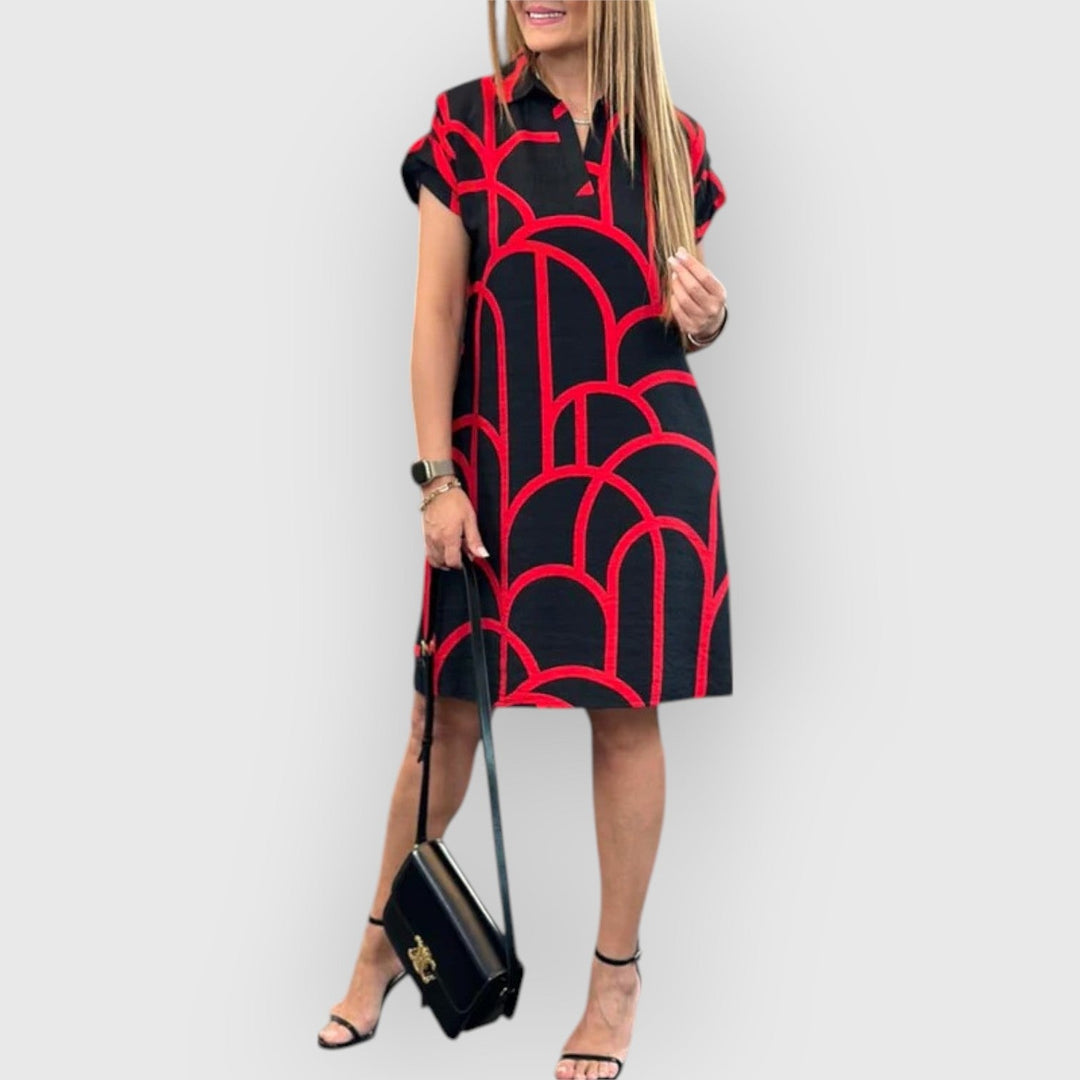 Celina | Korte Mouw Jurk