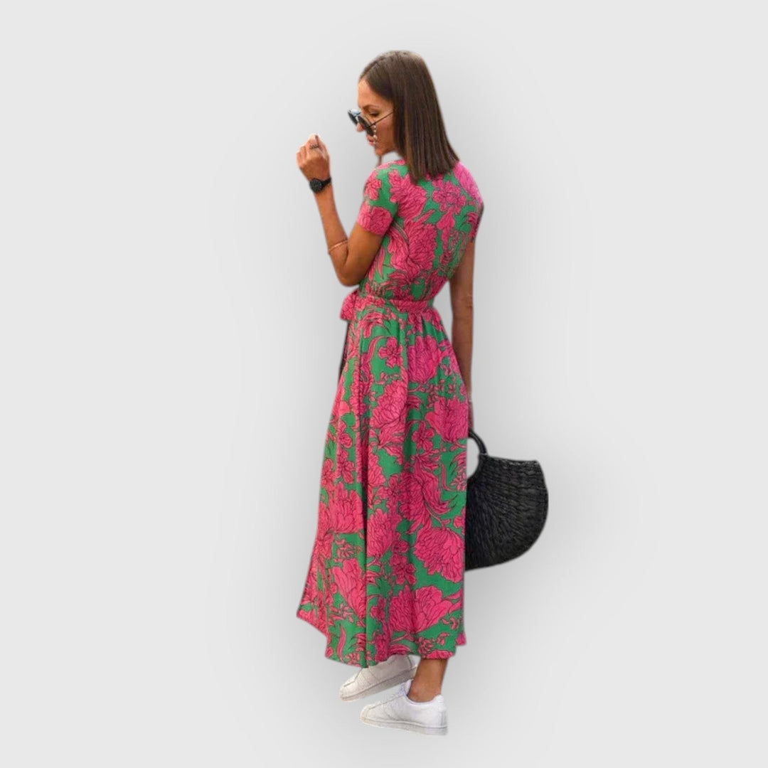 Celina | Elegante V-Hals Jurk