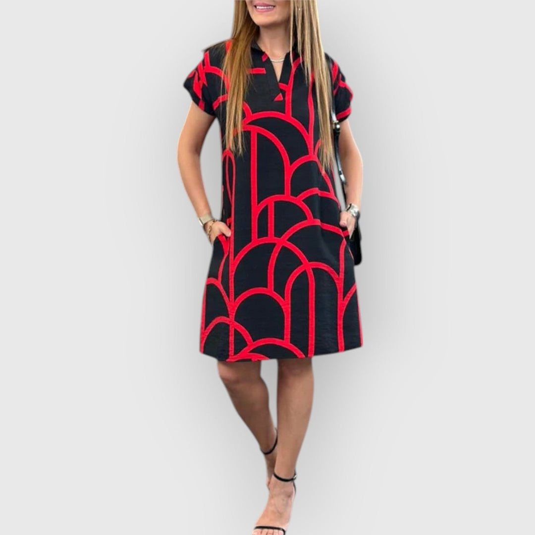 Celina | Korte Mouw Jurk