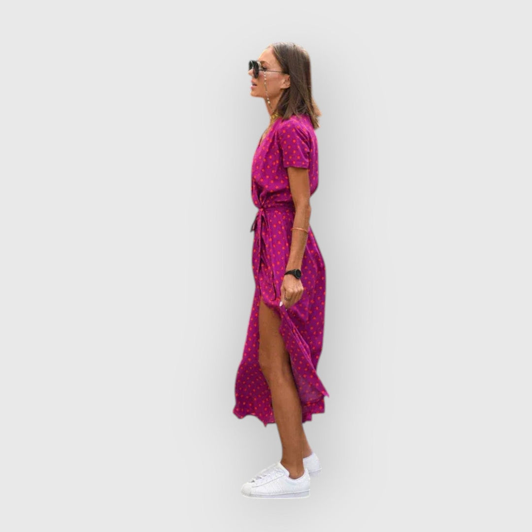 Celina | Elegante V-Hals Jurk