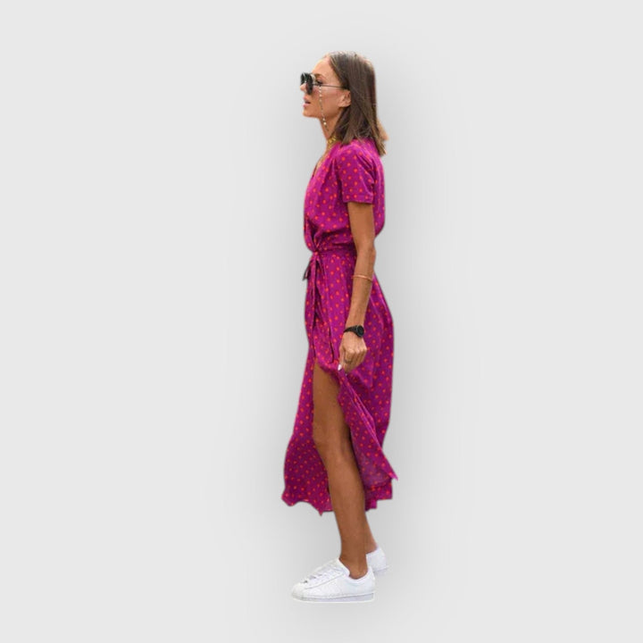 Celina | Elegante V-Hals Jurk