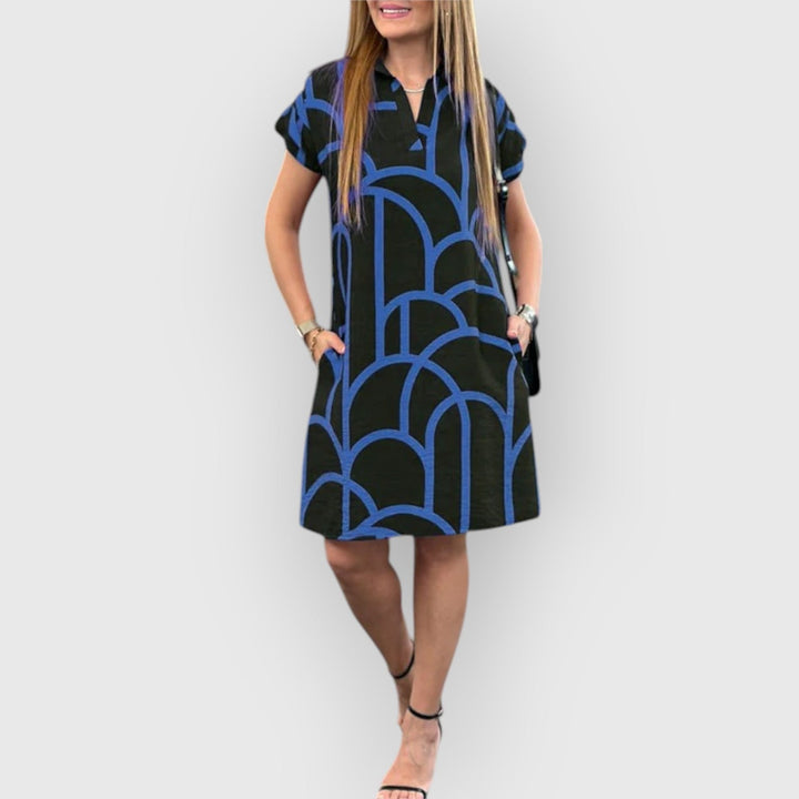 Celina | Korte Mouw Jurk