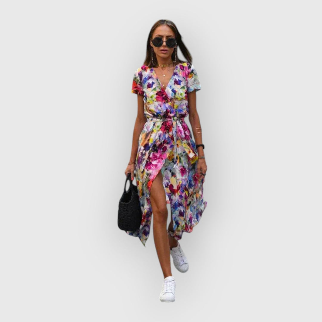 Celina | Elegante V-Hals Jurk