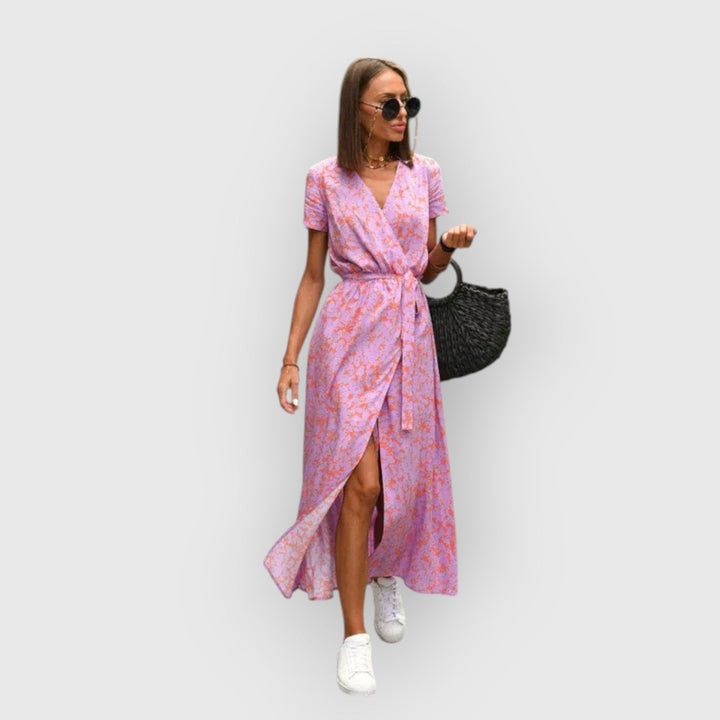 Celina | Elegante V-Hals Jurk