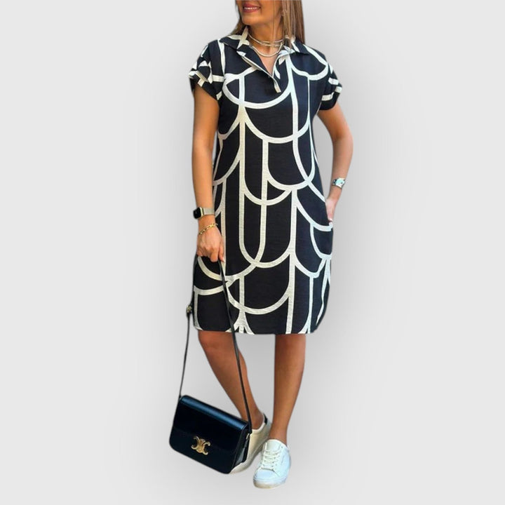 Celina | Korte Mouw Jurk