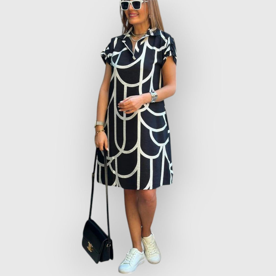 Celina | Korte Mouw Jurk
