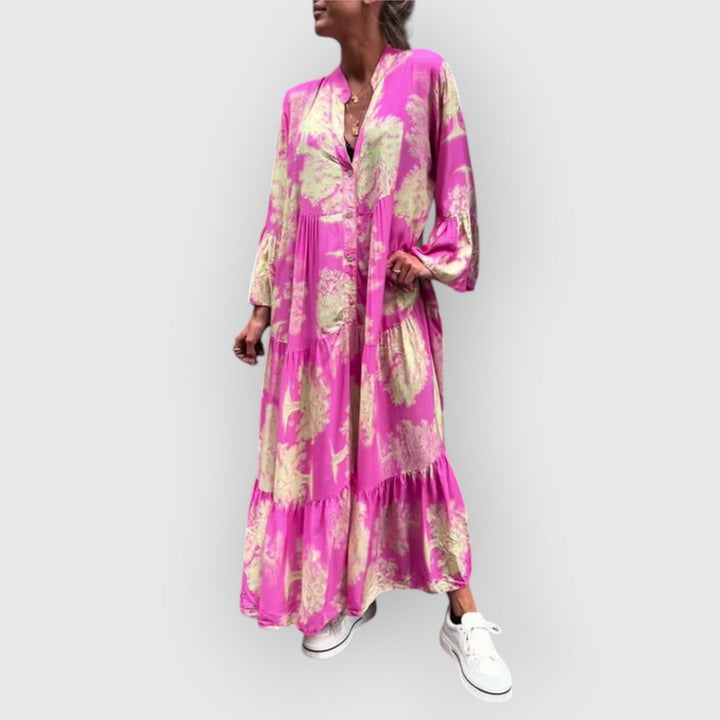 Celina | Elegante Bloemen Jurk