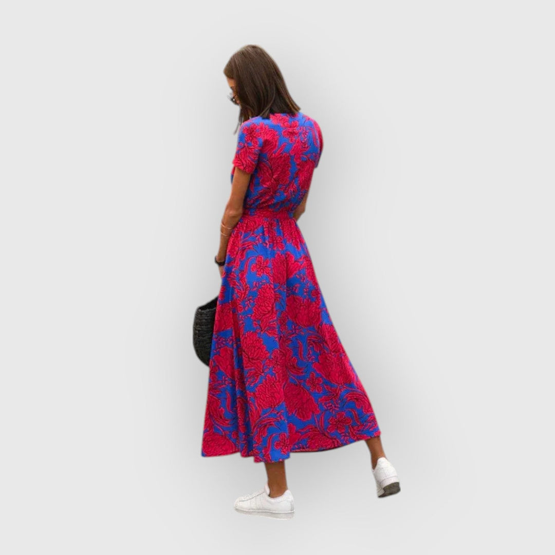 Celina | Elegante V-Hals Jurk